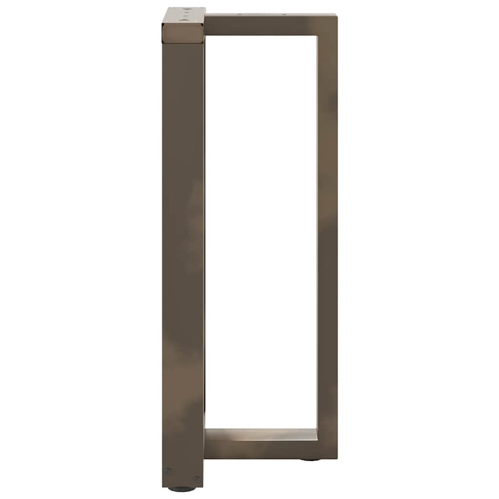 Bartafelpoten 2 st T-vormig 40x35x(90-91) cm staal naturel is nu te koop bij PeponiXL, paradijselijk wonen!