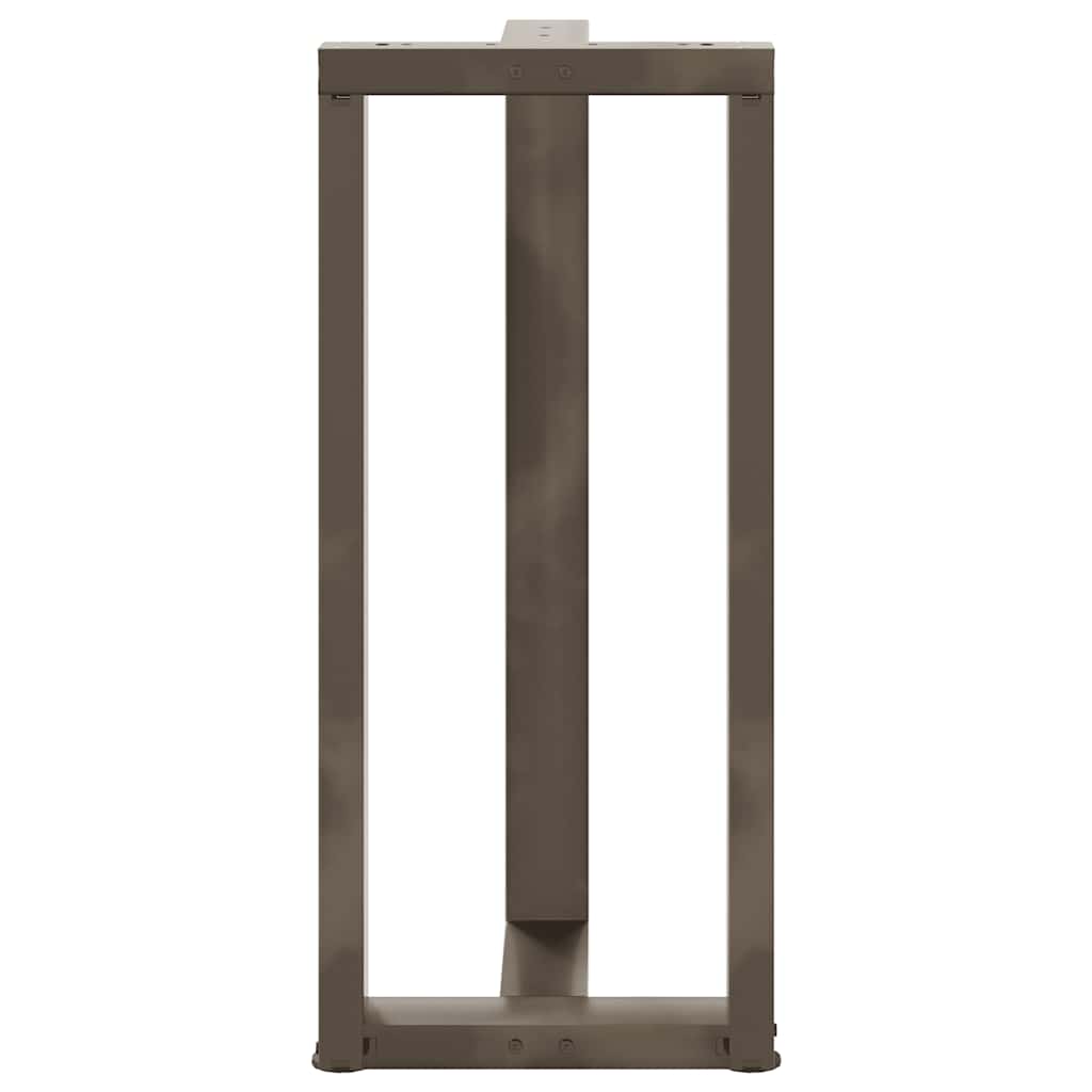 Bartafelpoten 2 st T-vormig 40x35x(90-91) cm staal naturel is nu te koop bij PeponiXL, paradijselijk wonen!