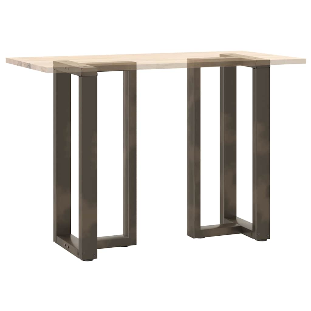 Bartafelpoten 2 st T-vormig 40x35x(90-91) cm staal naturel is nu te koop bij PeponiXL, paradijselijk wonen!