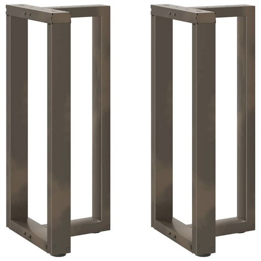 Bartafelpoten 2 st T-vormig 50x35x(90-91) cm staal naturel is nu te koop bij PeponiXL, paradijselijk wonen!