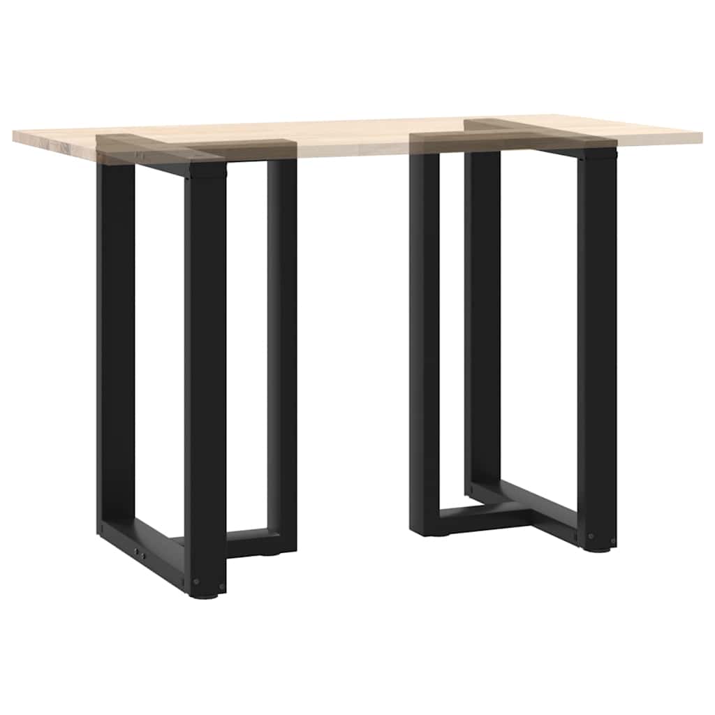 Bartafelpoten 2 st T-vormig 60x35x(90-91) cm staal zwart is nu te koop bij PeponiXL, paradijselijk wonen!