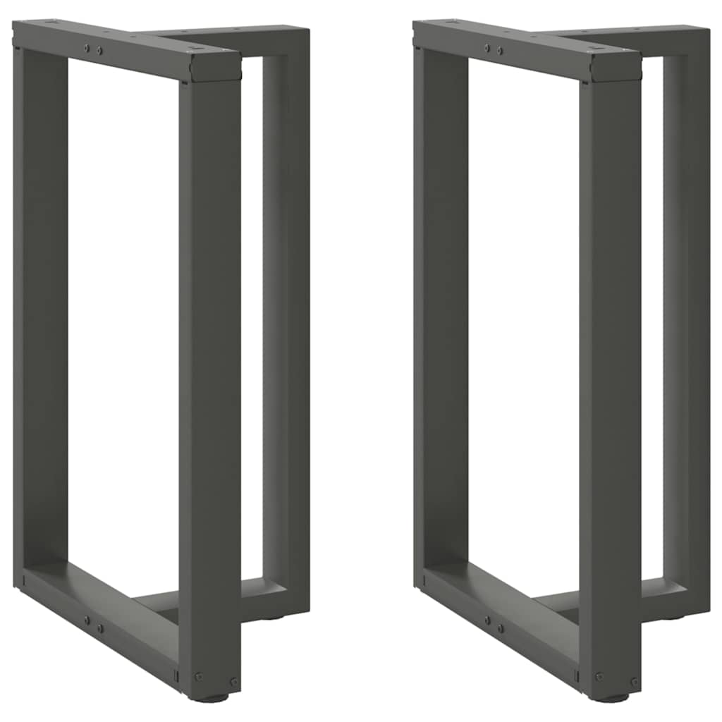 Bartafelpoten 2 st T-vormig 60x35x(90-91) cm staal antraciet is nu te koop bij PeponiXL, paradijselijk wonen!