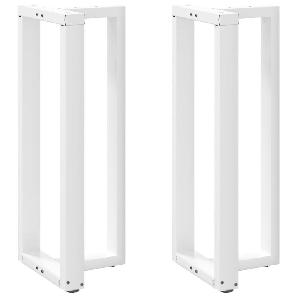 Bartafelpoten 2 st T-vormig 40x35x(100-101) cm staal wit is nu te koop bij PeponiXL, paradijselijk wonen!