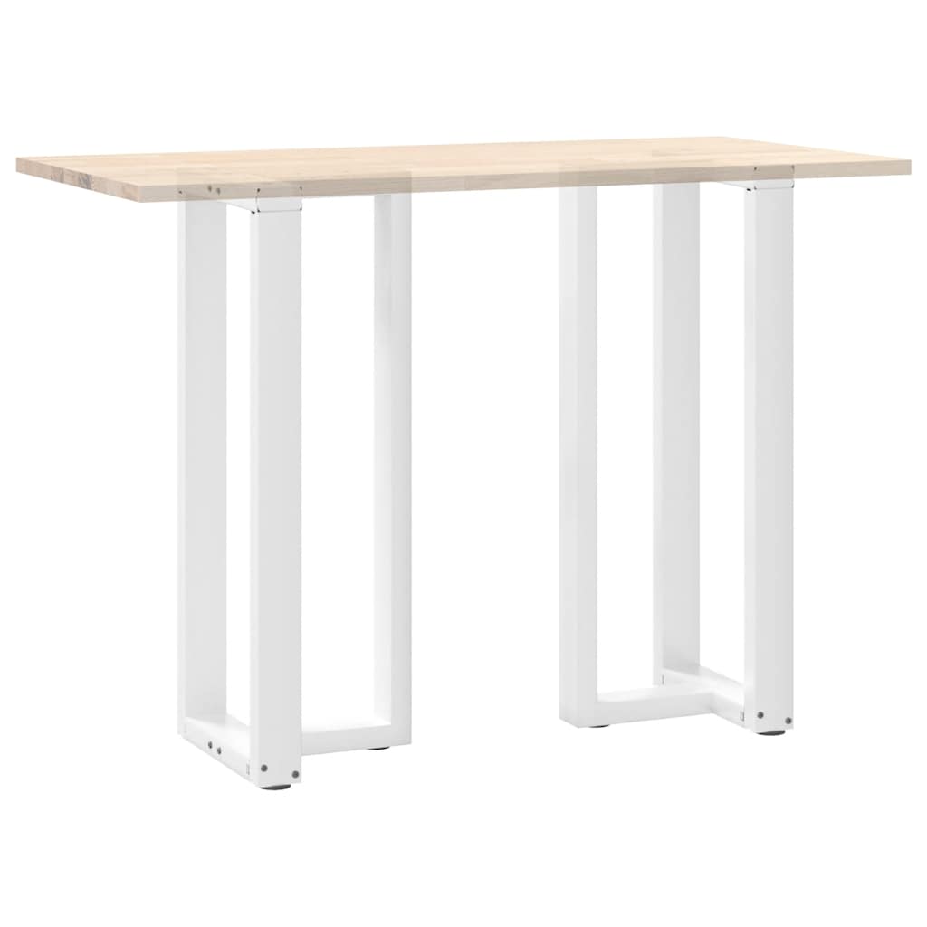 Bartafelpoten 2 st T-vormig 40x35x(100-101) cm staal wit is nu te koop bij PeponiXL, paradijselijk wonen!