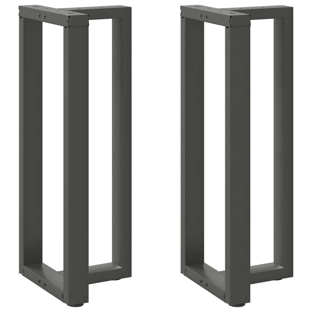 Bartafelpoten 2 st T-vormig 40x35x(100-101) cm staal antraciet is nu te koop bij PeponiXL, paradijselijk wonen!