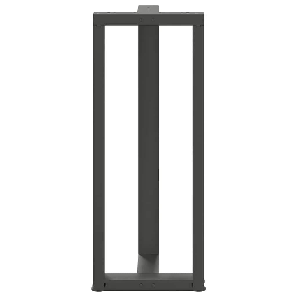 Bartafelpoten 2 st T-vormig 40x35x(100-101) cm staal antraciet is nu te koop bij PeponiXL, paradijselijk wonen!