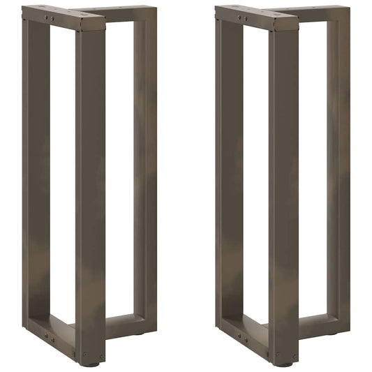 Bartafelpoten 2 st T-vormig 40x35x(100-101) cm staal naturel is nu te koop bij PeponiXL, paradijselijk wonen!