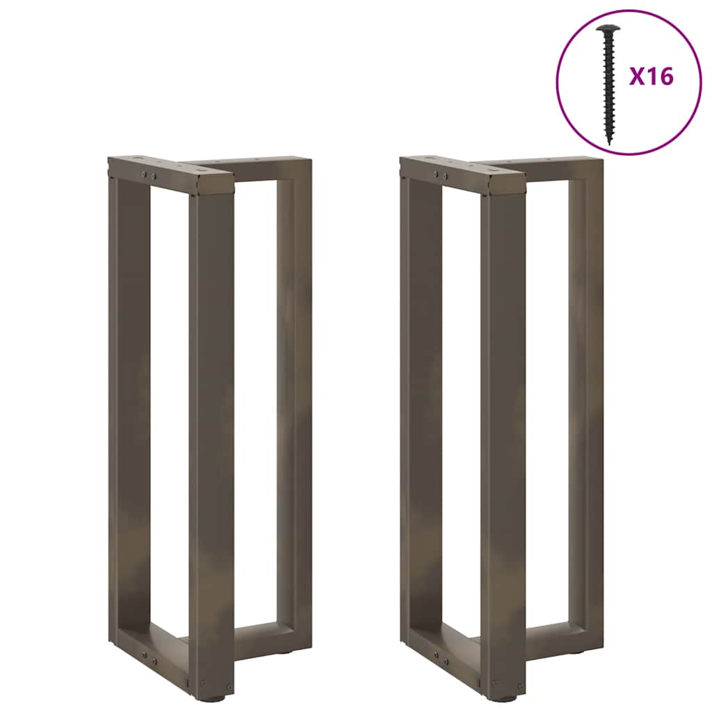 Bartafelpoten 2 st T-vormig 40x35x(100-101) cm staal naturel is nu te koop bij PeponiXL, paradijselijk wonen!