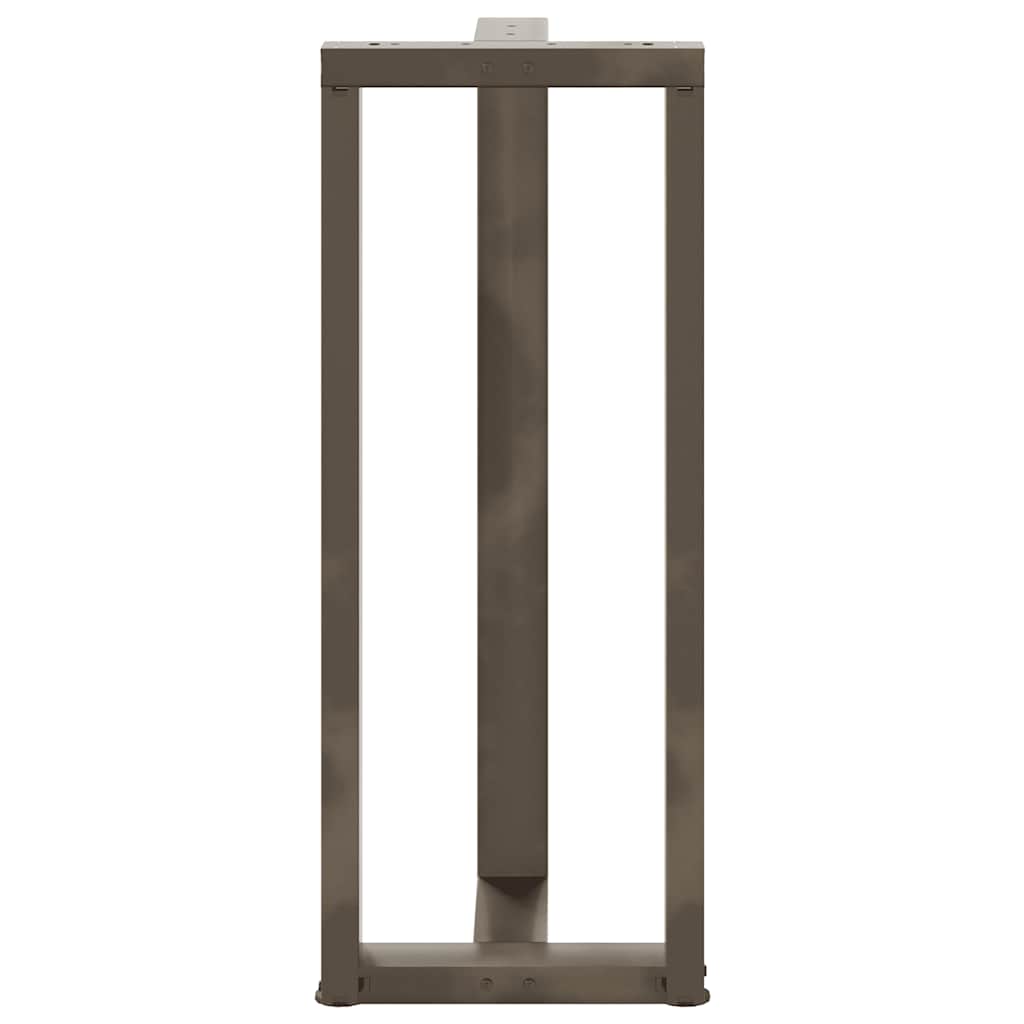 Bartafelpoten 2 st T-vormig 40x35x(100-101) cm staal naturel is nu te koop bij PeponiXL, paradijselijk wonen!