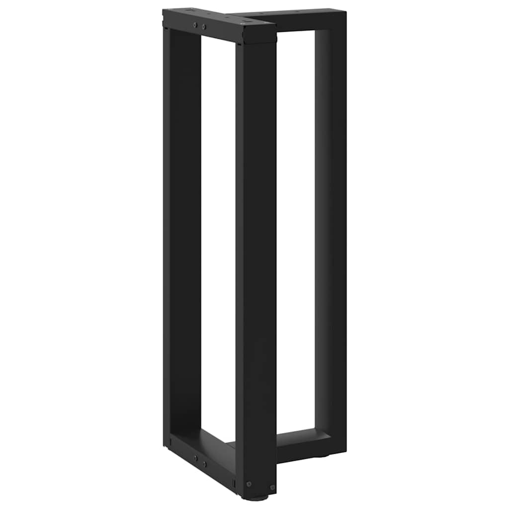 Bartafelpoten 2 st T-vormig 50x35x(100-101) cm staal zwart is nu te koop bij PeponiXL, paradijselijk wonen!