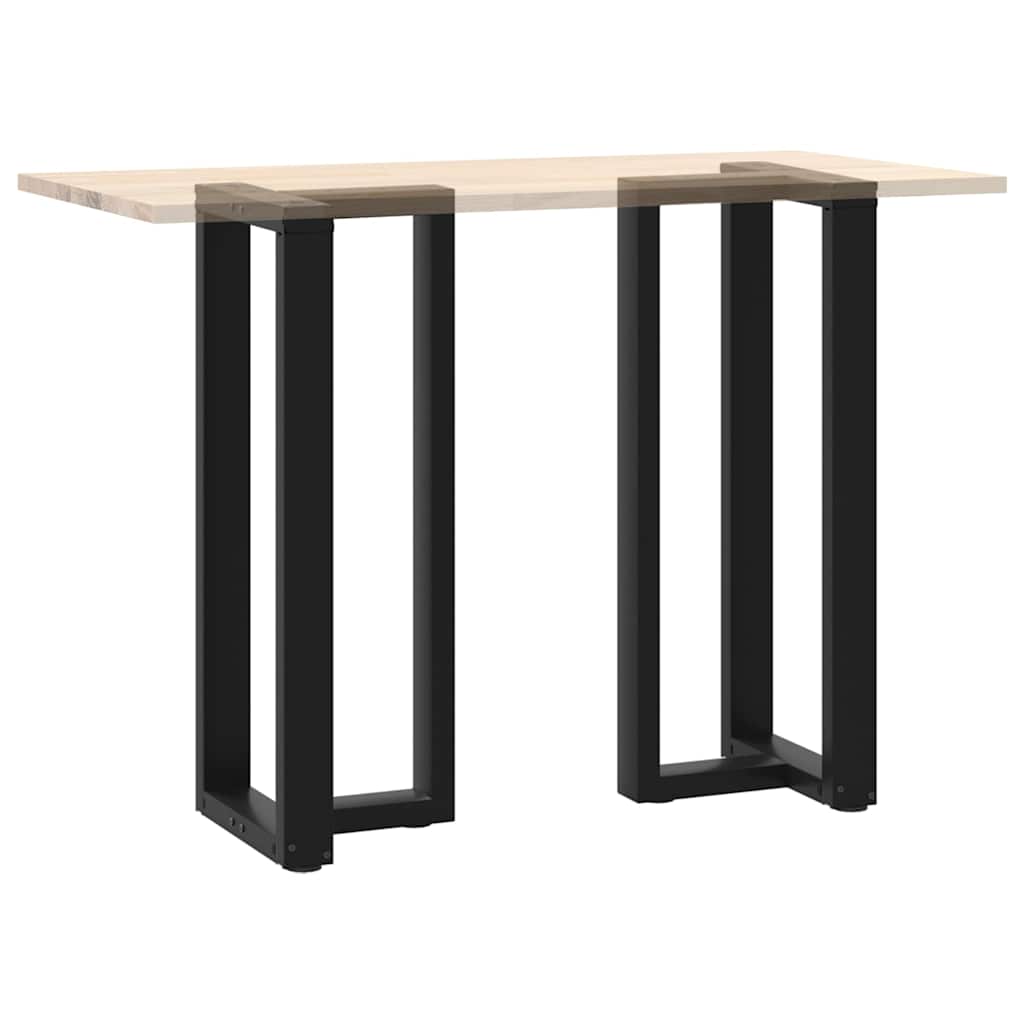 Bartafelpoten 2 st T-vormig 50x35x(100-101) cm staal zwart is nu te koop bij PeponiXL, paradijselijk wonen!