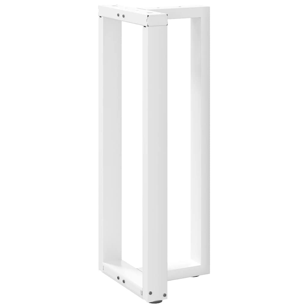 Bartafelpoten 2 st T-vormig 50x35x(100-101) cm staal wit is nu te koop bij PeponiXL, paradijselijk wonen!