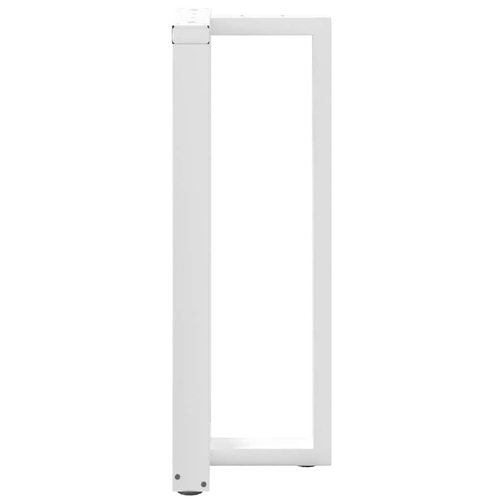 Bartafelpoten 2 st T-vormig 50x35x(100-101) cm staal wit is nu te koop bij PeponiXL, paradijselijk wonen!