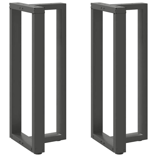 Bartafelpoten 2 st T-vormig 50x35x(100-101) cm staal antraciet is nu te koop bij PeponiXL, paradijselijk wonen!