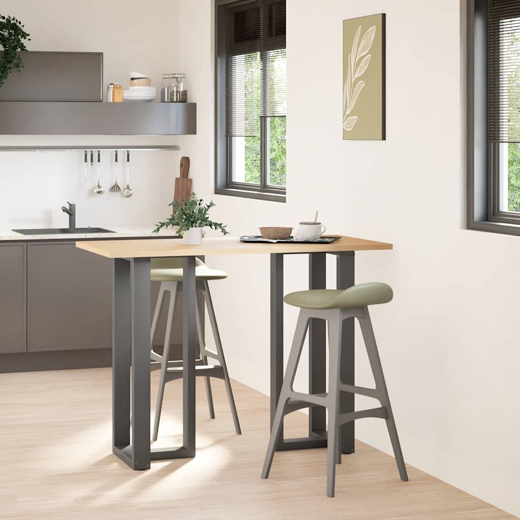 Bartafelpoten 2 st T-vormig 50x35x(100-101) cm staal antraciet is nu te koop bij PeponiXL, paradijselijk wonen!