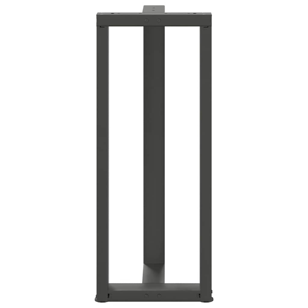 Bartafelpoten 2 st T-vormig 50x35x(100-101) cm staal antraciet is nu te koop bij PeponiXL, paradijselijk wonen!