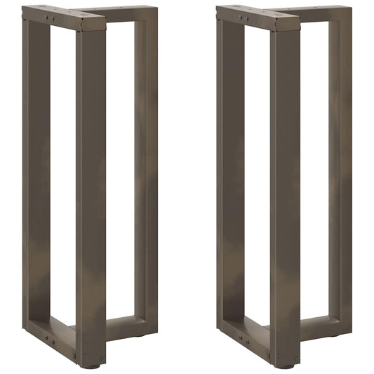 Bartafelpoten 2 st T-vormig 50x35x(100-101) cm staal naturel is nu te koop bij PeponiXL, paradijselijk wonen!