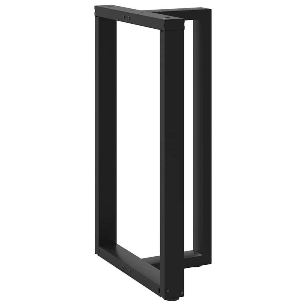 Bartafelpoten 2 st T-vormig 60x35x(100-101) cm staal zwart is nu te koop bij PeponiXL, paradijselijk wonen!