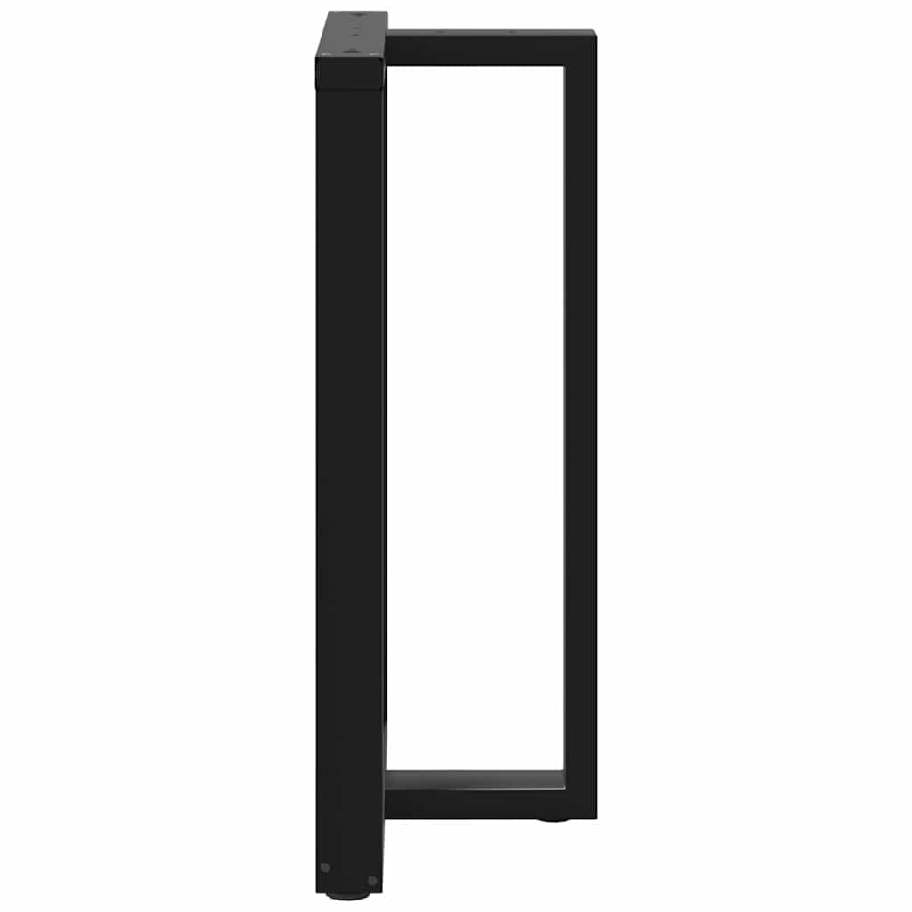 Bartafelpoten 2 st T-vormig 60x35x(100-101) cm staal zwart is nu te koop bij PeponiXL, paradijselijk wonen!