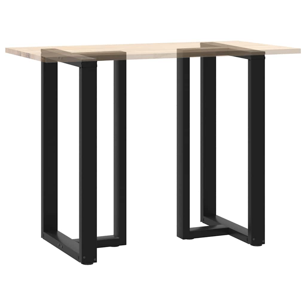 Bartafelpoten 2 st T-vormig 60x35x(100-101) cm staal zwart is nu te koop bij PeponiXL, paradijselijk wonen!