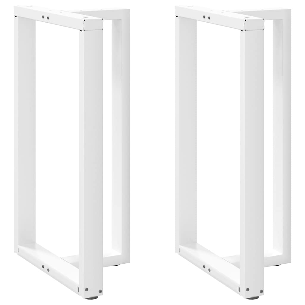 Bartafelpoten 2 st T-vormig 60x35x(100-101) cm staal wit is nu te koop bij PeponiXL, paradijselijk wonen!