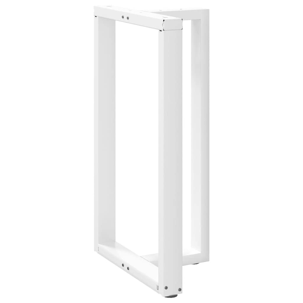 Bartafelpoten 2 st T-vormig 60x35x(100-101) cm staal wit is nu te koop bij PeponiXL, paradijselijk wonen!