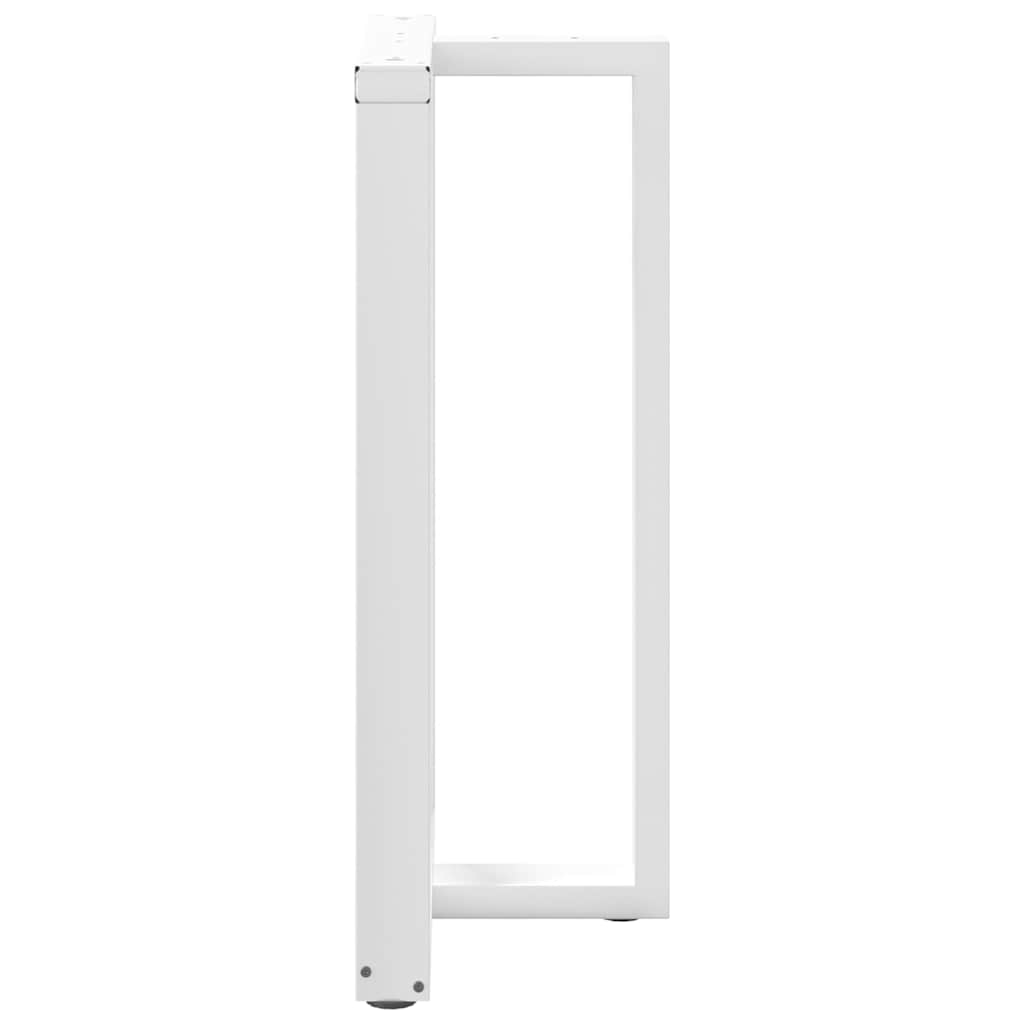 Bartafelpoten 2 st T-vormig 60x35x(100-101) cm staal wit is nu te koop bij PeponiXL, paradijselijk wonen!