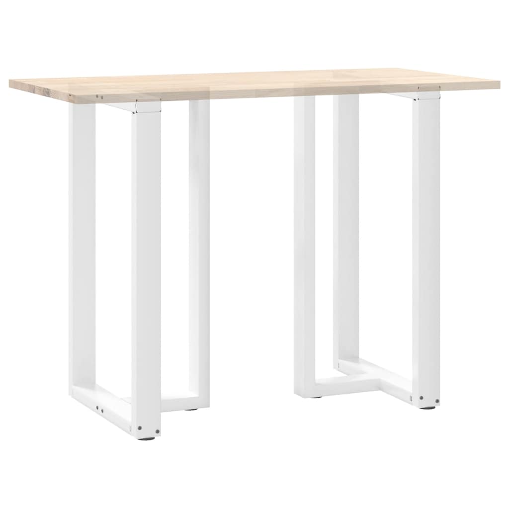 Bartafelpoten 2 st T-vormig 60x35x(100-101) cm staal wit is nu te koop bij PeponiXL, paradijselijk wonen!