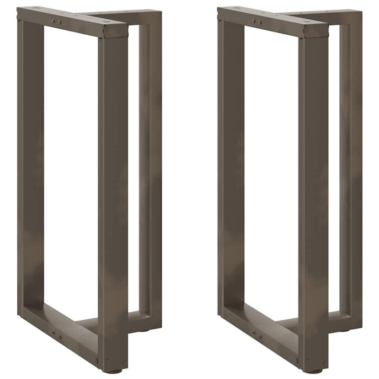 Bartafelpoten 2 st T-vormig 60x35x(100-101) cm staal naturel is nu te koop bij PeponiXL, paradijselijk wonen!