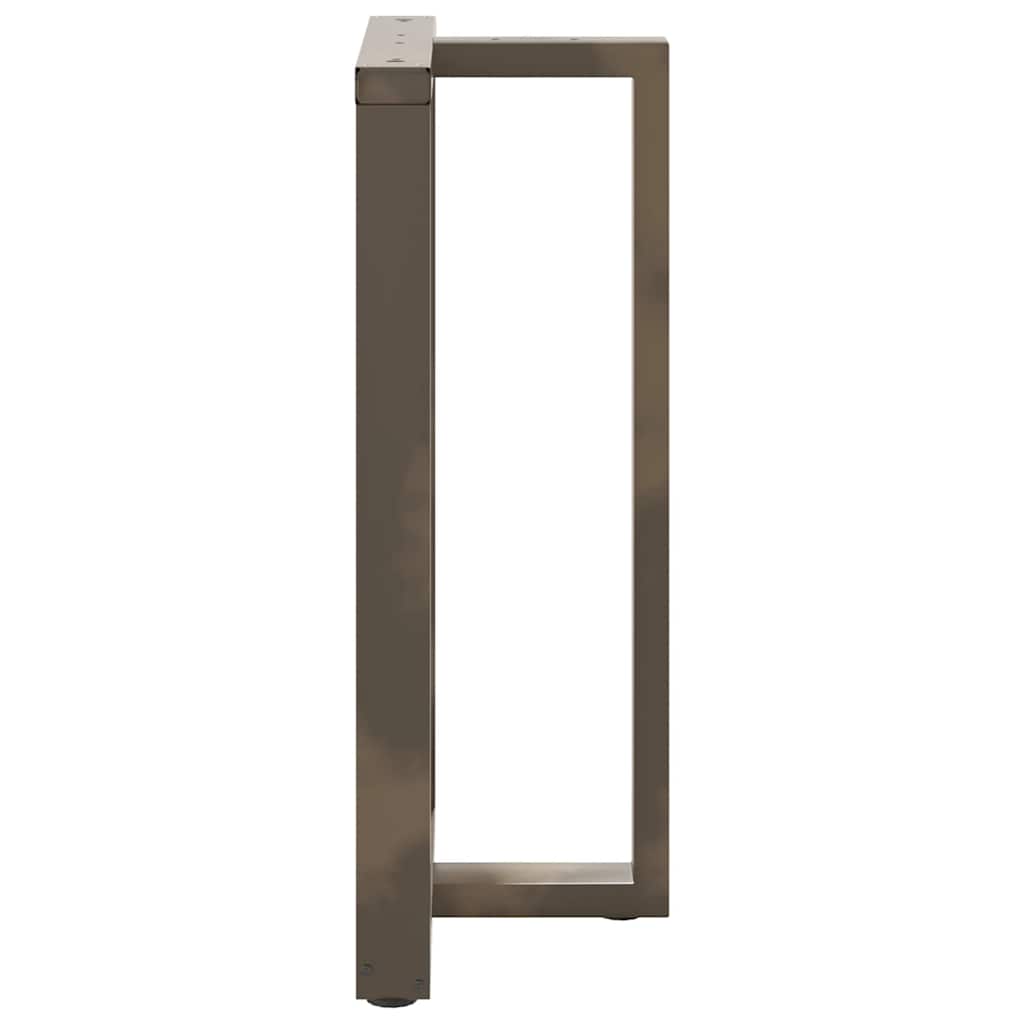 Bartafelpoten 2 st T-vormig 60x35x(100-101) cm staal naturel is nu te koop bij PeponiXL, paradijselijk wonen!