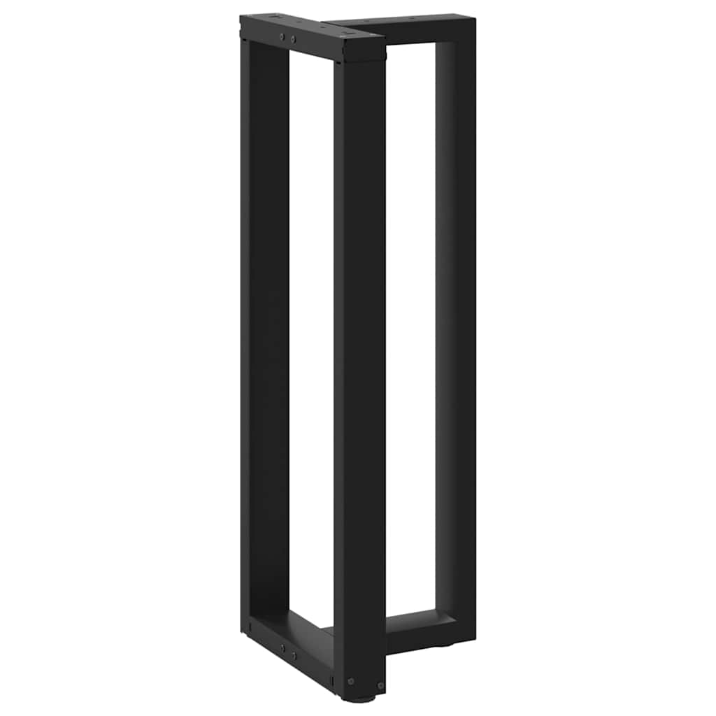 Bartafelpoten 2 st T-vormig 50x35x(110-111) cm staal zwart is nu te koop bij PeponiXL, paradijselijk wonen!
