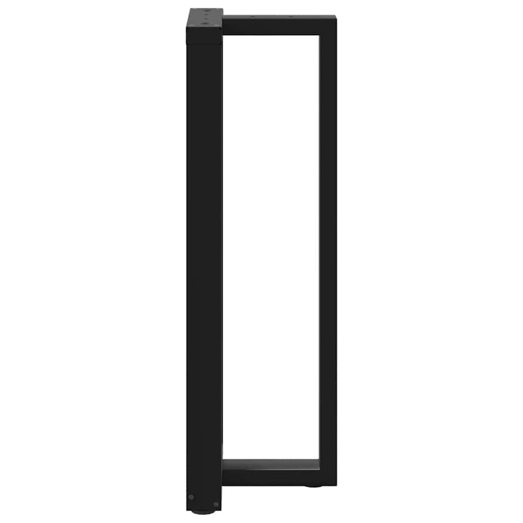 Bartafelpoten 2 st T-vormig 50x35x(110-111) cm staal zwart is nu te koop bij PeponiXL, paradijselijk wonen!