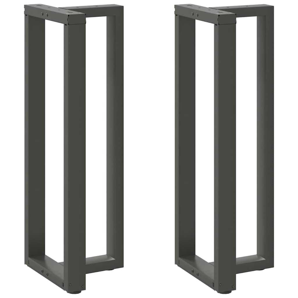 Bartafelpoten 2 st T-vormig 50x35x(110-111) cm staal antraciet is nu te koop bij PeponiXL, paradijselijk wonen!