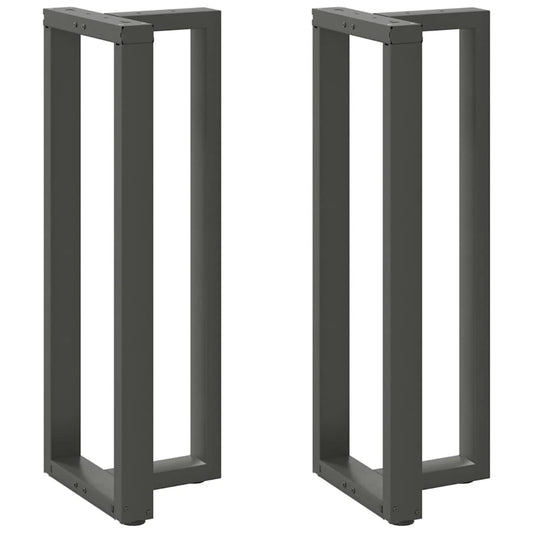 Bartafelpoten 2 st T-vormig 50x35x(110-111) cm staal antraciet is nu te koop bij PeponiXL, paradijselijk wonen!