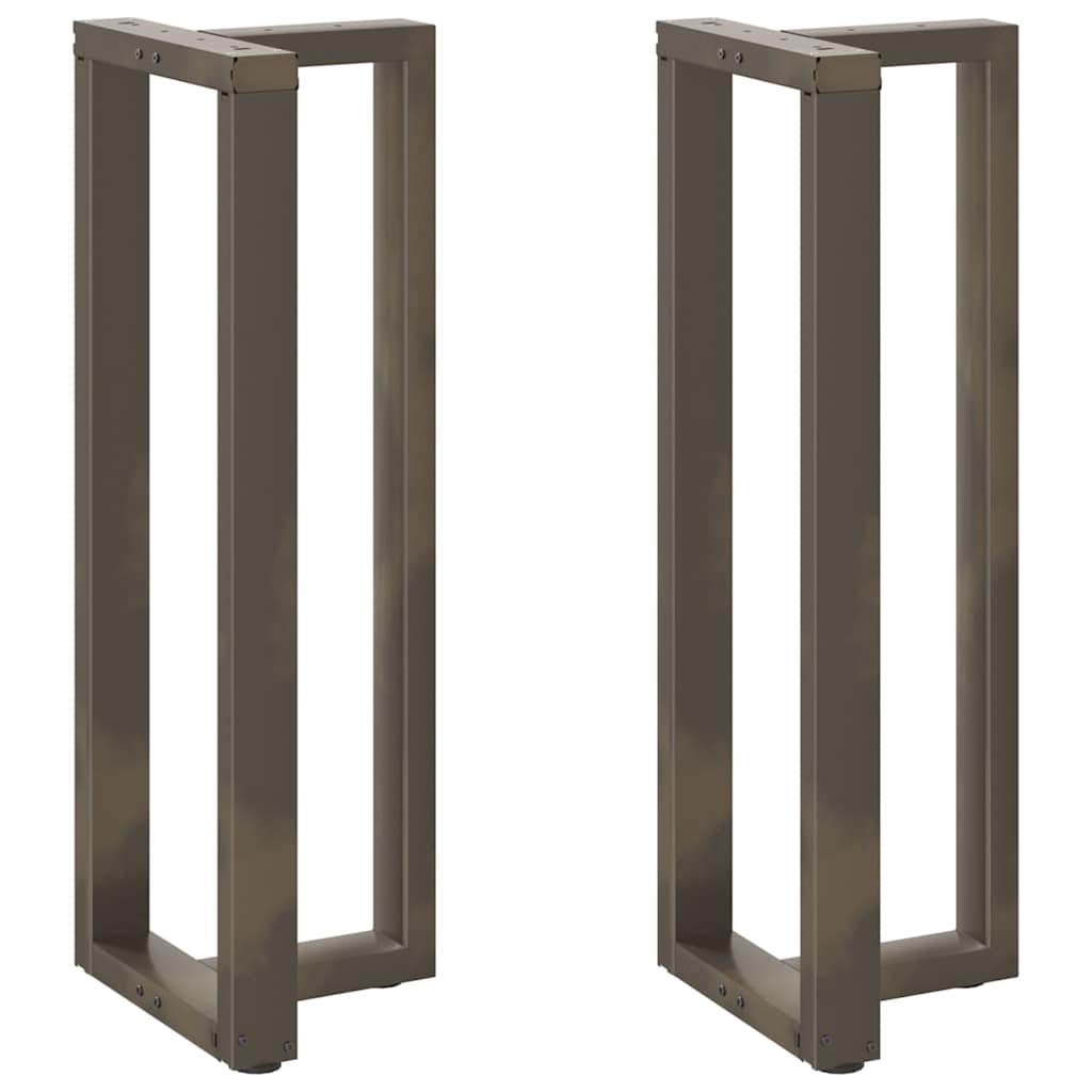 Bartafelpoten 2 st T-vormig 50x35x(110-111) cm staal naturel is nu te koop bij PeponiXL, paradijselijk wonen!