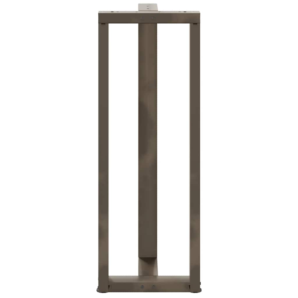 Bartafelpoten 2 st T-vormig 50x35x(110-111) cm staal naturel is nu te koop bij PeponiXL, paradijselijk wonen!