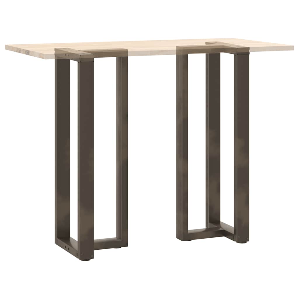 Bartafelpoten 2 st T-vormig 50x35x(110-111) cm staal naturel is nu te koop bij PeponiXL, paradijselijk wonen!