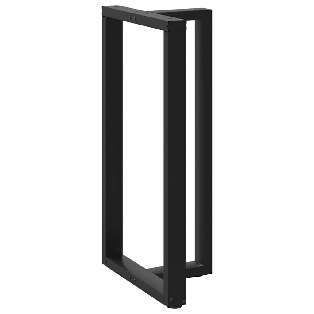 Bartafelpoten 2 st T-vormig 60x35x(110-111) cm staal zwart is nu te koop bij PeponiXL, paradijselijk wonen!
