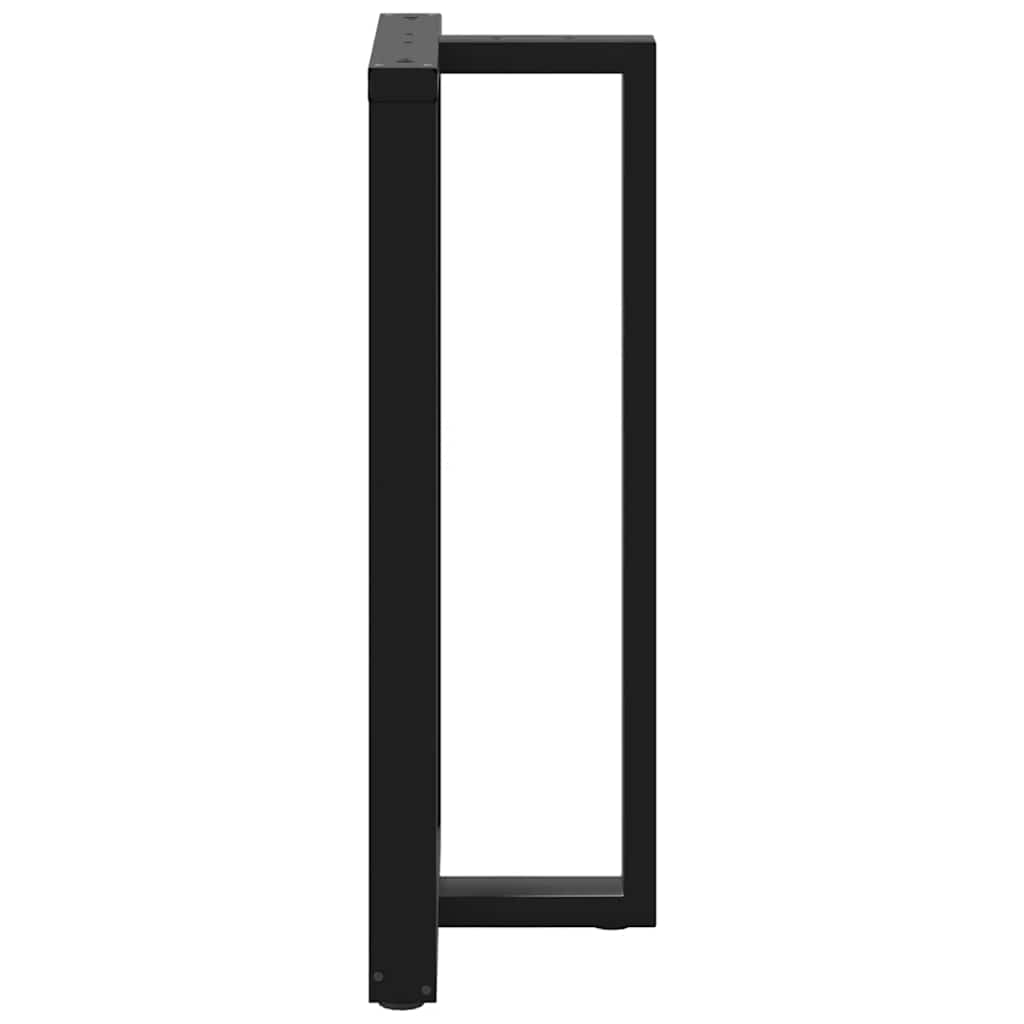 Bartafelpoten 2 st T-vormig 60x35x(110-111) cm staal zwart is nu te koop bij PeponiXL, paradijselijk wonen!