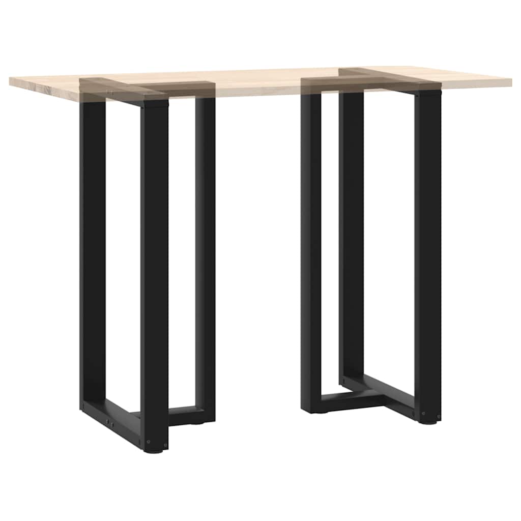 Bartafelpoten 2 st T-vormig 60x35x(110-111) cm staal zwart is nu te koop bij PeponiXL, paradijselijk wonen!
