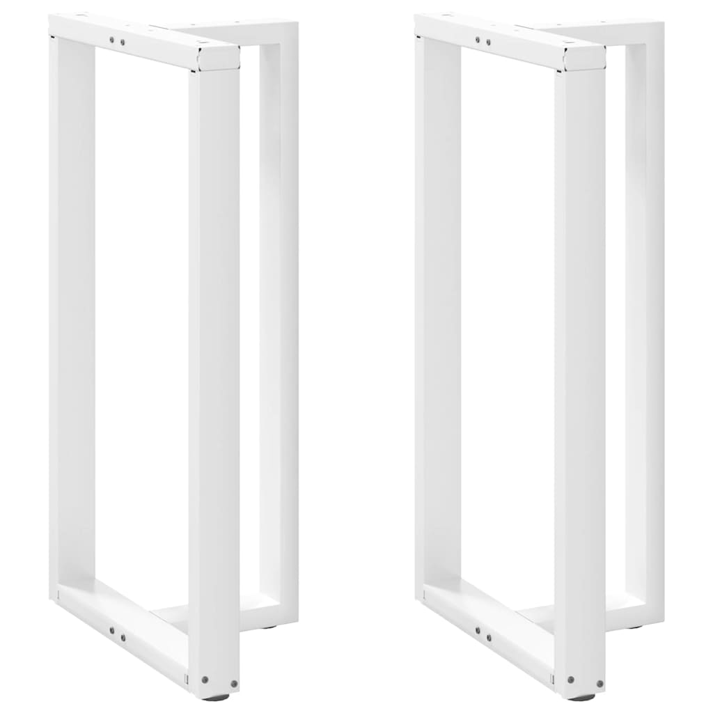 Bartafelpoten 2 st T-vormig 60x35x(110-111) cm staal wit is nu te koop bij PeponiXL, paradijselijk wonen!