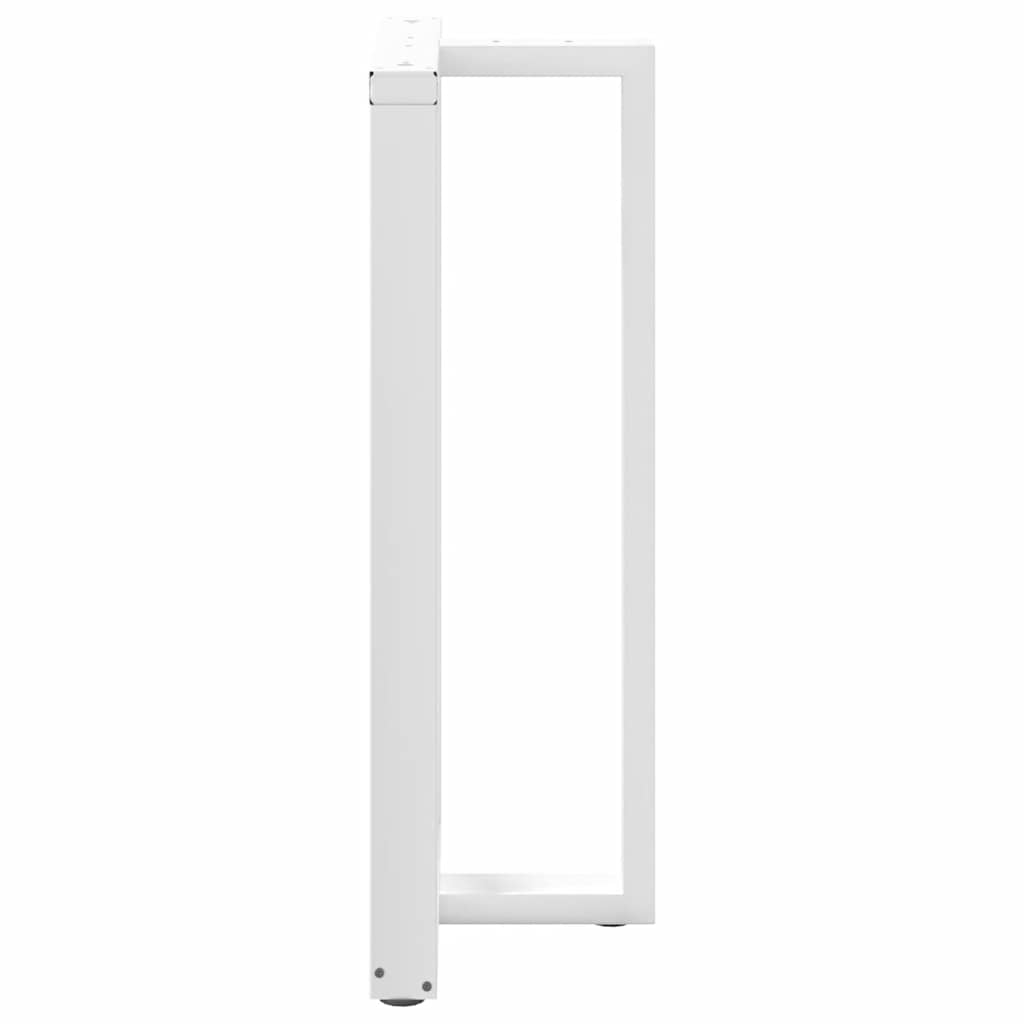 Bartafelpoten 2 st T-vormig 60x35x(110-111) cm staal wit is nu te koop bij PeponiXL, paradijselijk wonen!