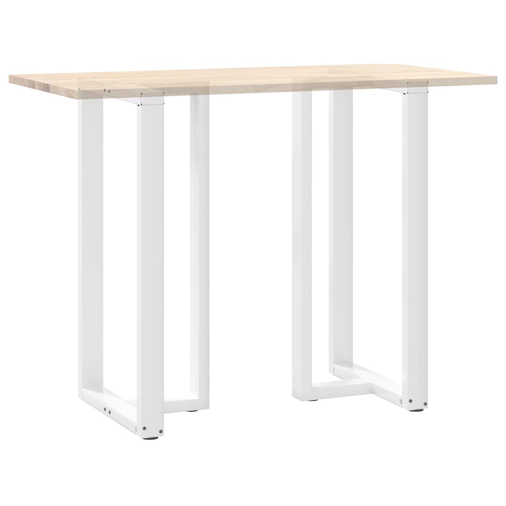 Bartafelpoten 2 st T-vormig 60x35x(110-111) cm staal wit is nu te koop bij PeponiXL, paradijselijk wonen!