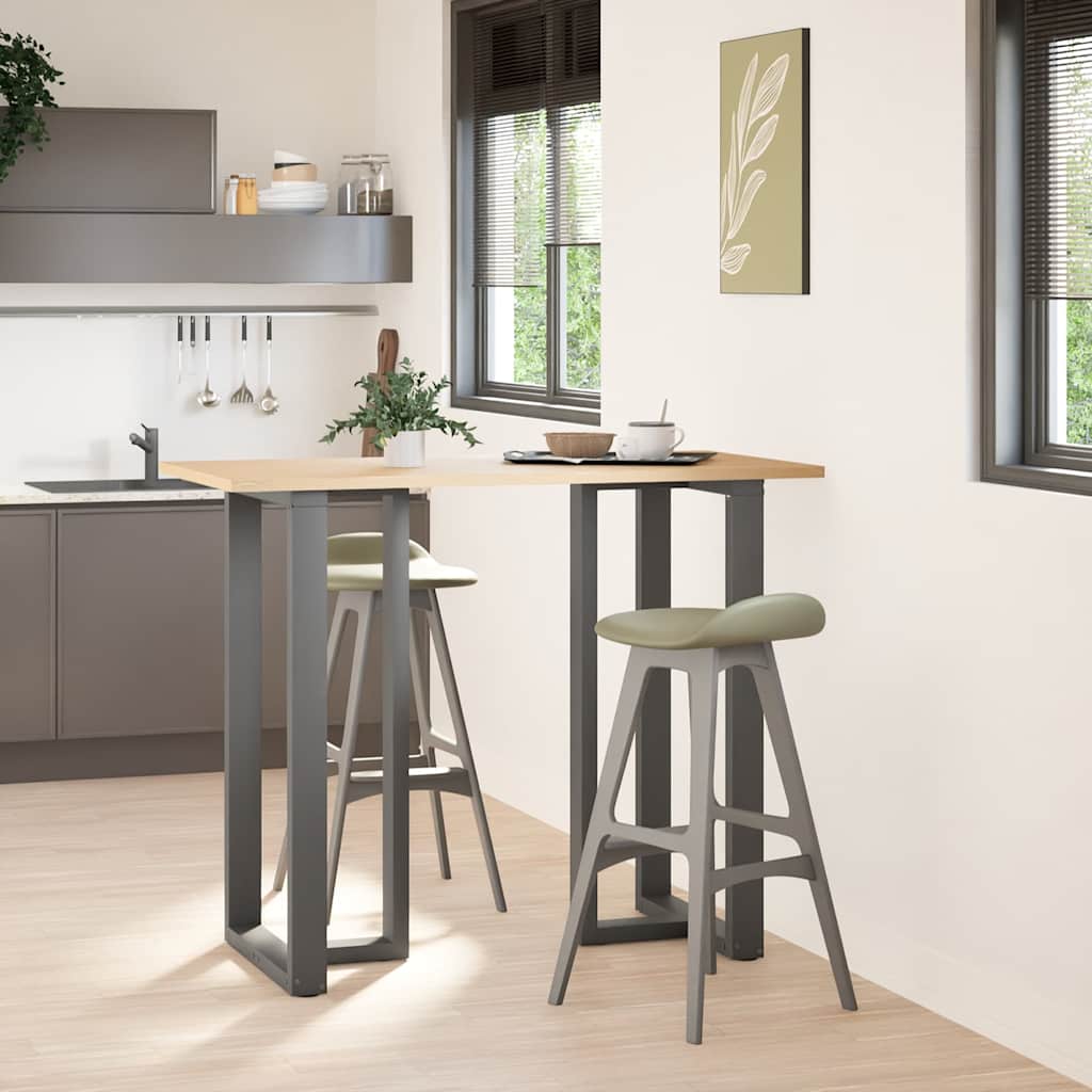 Bartafelpoten 2 st T-vormig 60x35x(110-111) cm staal antraciet is nu te koop bij PeponiXL, paradijselijk wonen!