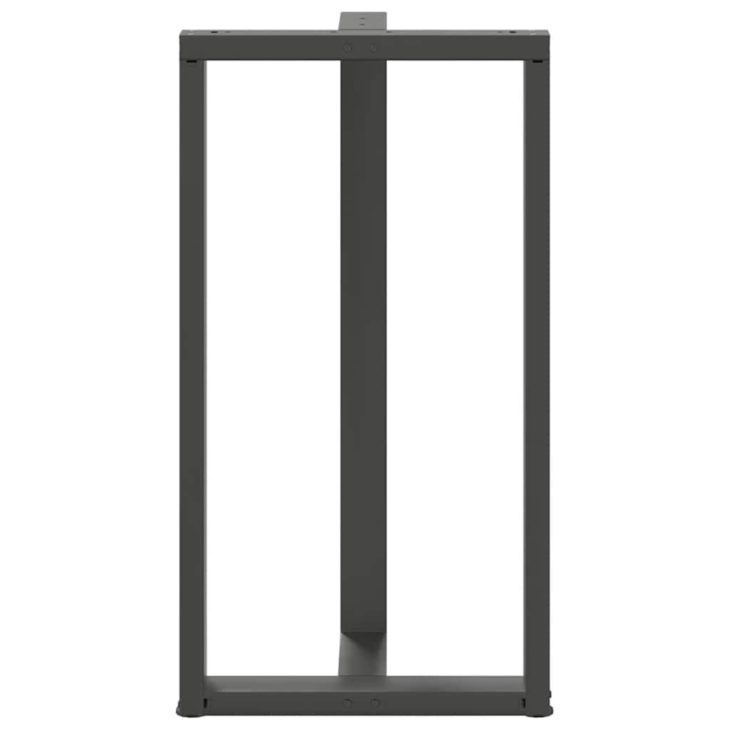 Bartafelpoten 2 st T-vormig 60x35x(110-111) cm staal antraciet is nu te koop bij PeponiXL, paradijselijk wonen!