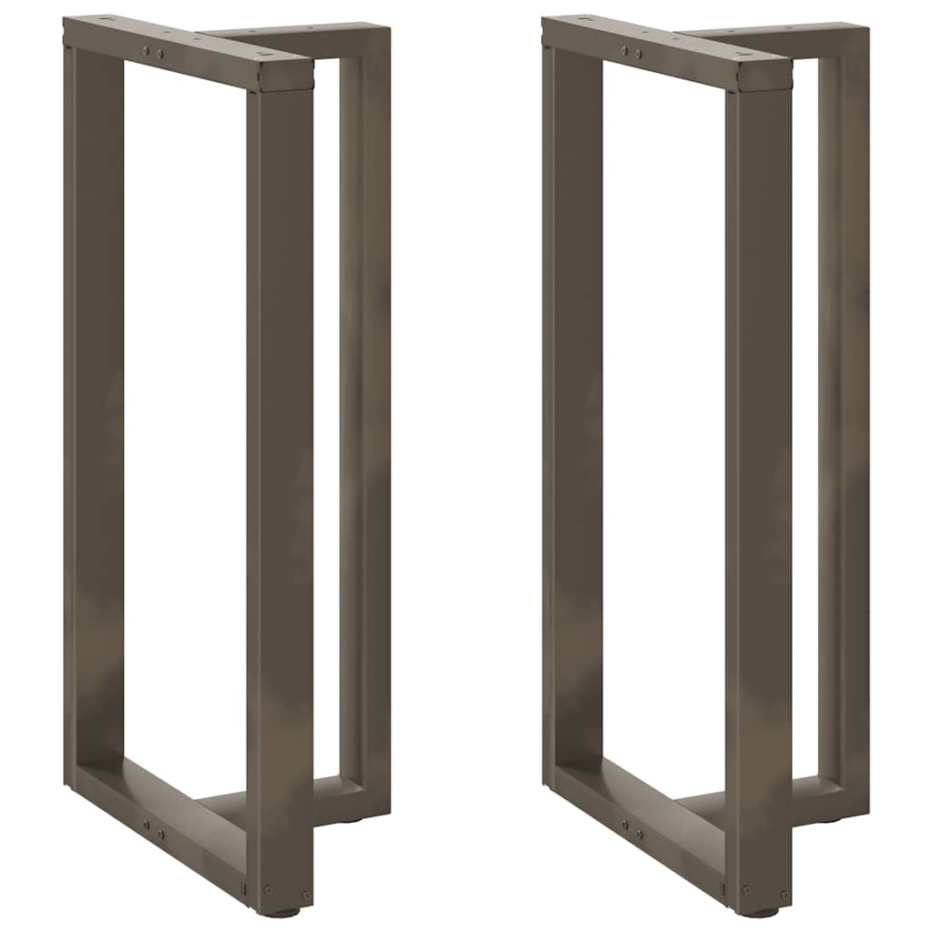 Bartafelpoten 2 st T-vormig 60x35x(110-111) cm staal naturel is nu te koop bij PeponiXL, paradijselijk wonen!
