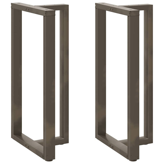Bartafelpoten 2 st T-vormig 60x35x(110-111) cm staal naturel is nu te koop bij PeponiXL, paradijselijk wonen!