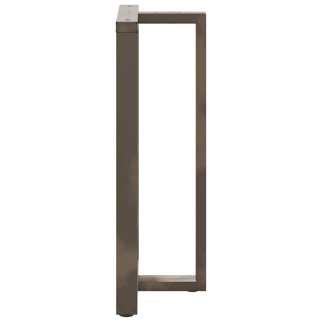 Bartafelpoten 2 st T-vormig 60x35x(110-111) cm staal naturel is nu te koop bij PeponiXL, paradijselijk wonen!