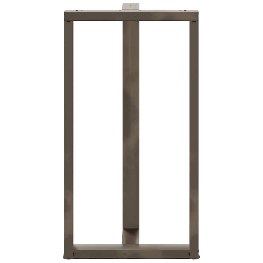 Bartafelpoten 2 st T-vormig 60x35x(110-111) cm staal naturel is nu te koop bij PeponiXL, paradijselijk wonen!