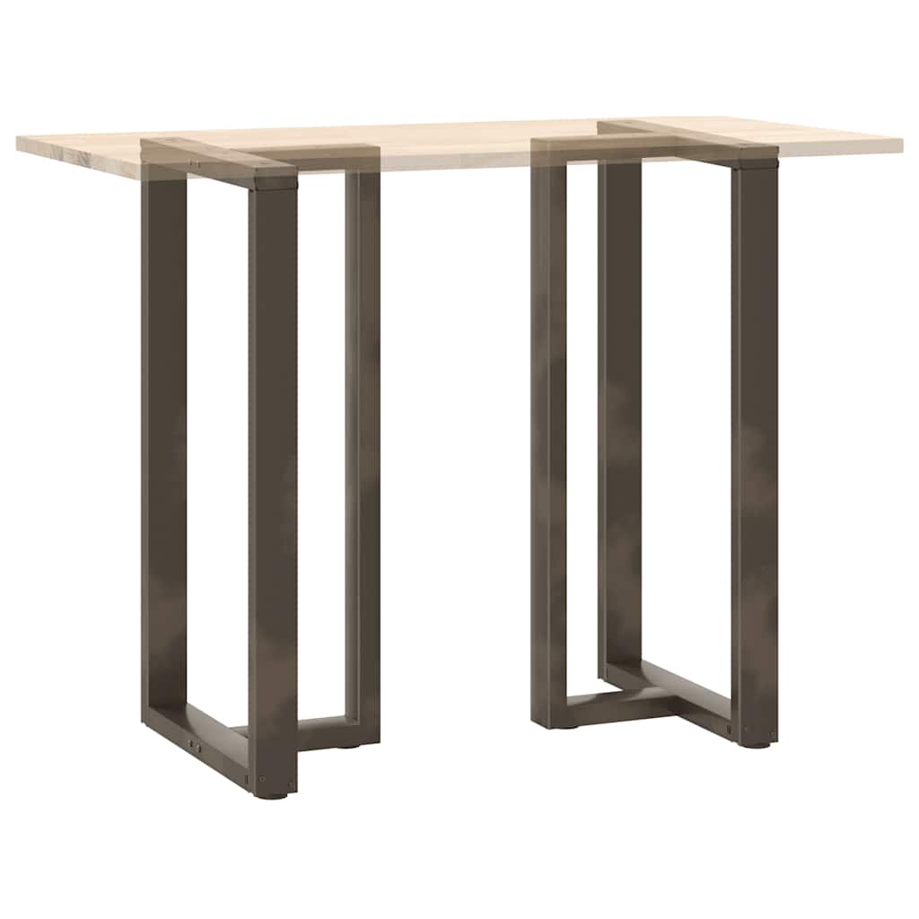 Bartafelpoten 2 st T-vormig 60x35x(110-111) cm staal naturel is nu te koop bij PeponiXL, paradijselijk wonen!